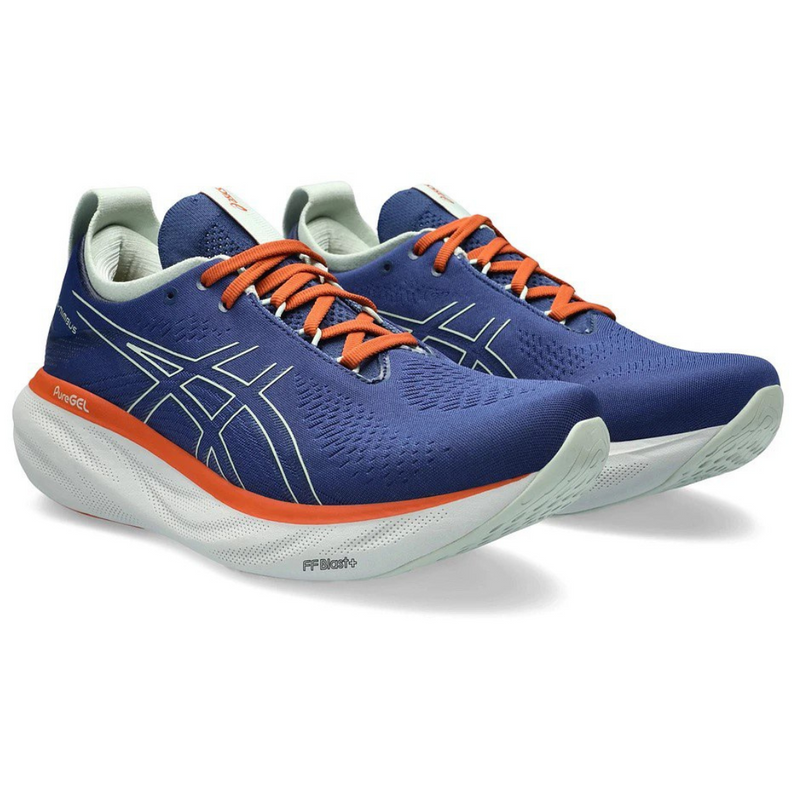 Asics Gel - Nimbus™ 25 Azul Marinho com Laranja