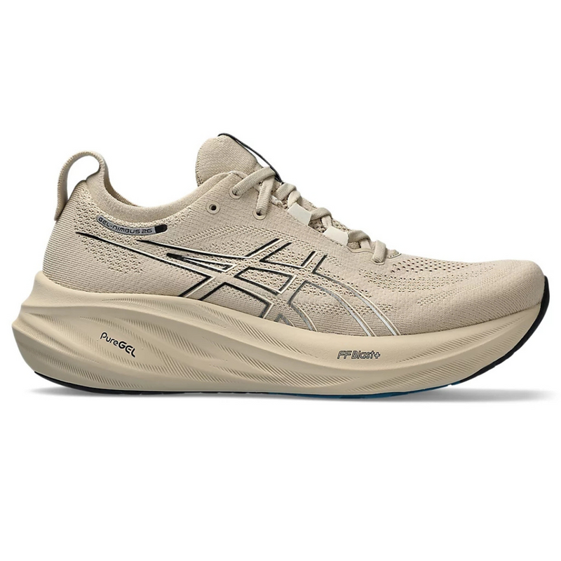 Asics Gel - Nimbus 26 - Cinza Bege e Preto