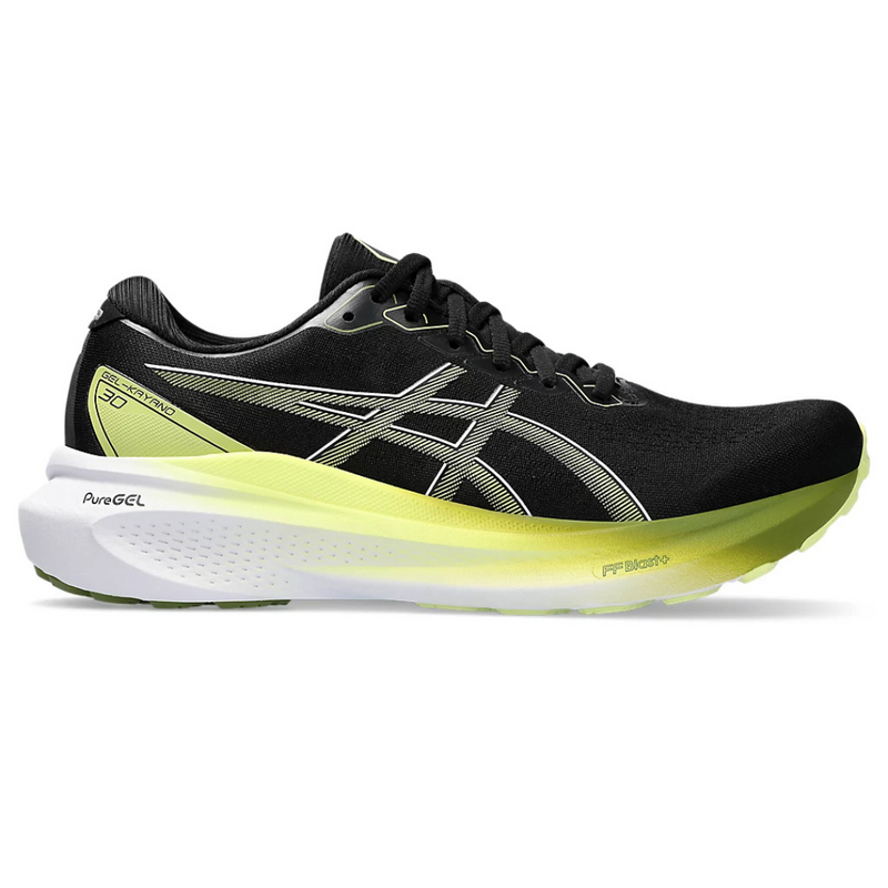 Asics Gel-Kayano 30 - Preto e Amarelo com Branco