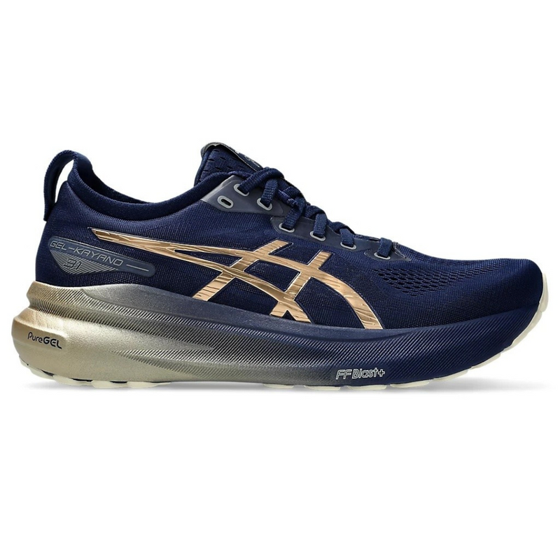 Asics Gel-Kayano 31 Paris -Platinum - Azul Marinho com Dourado