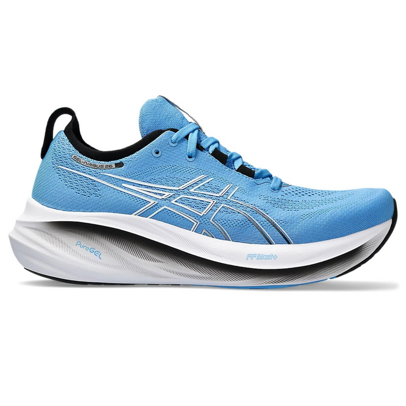 Asics Gel - Nimbus 26 - Azul com Branco e Preto