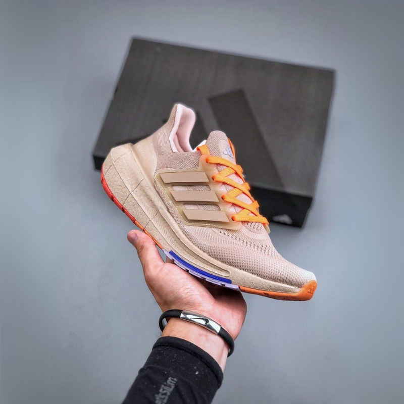 Adidas Ultraboost Light 23 Wonder Taupe Solar Red