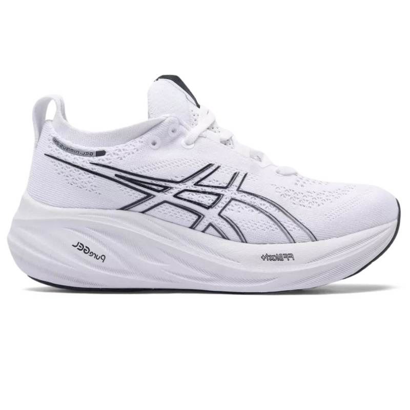 Asics Gel - Nimbus 26 - Branco Preto