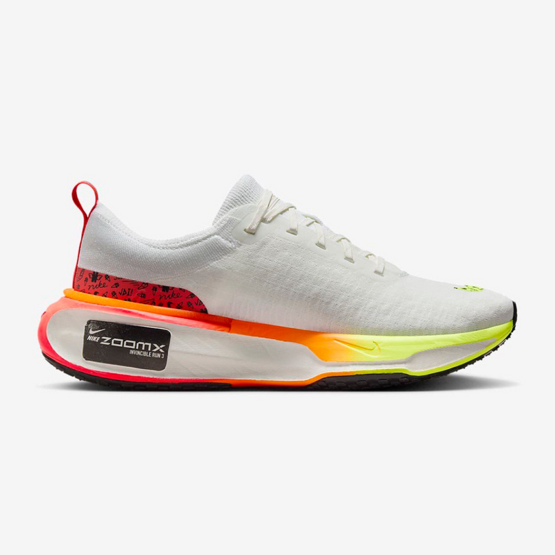 Nike Invincible Run 3 White Bright Crimson