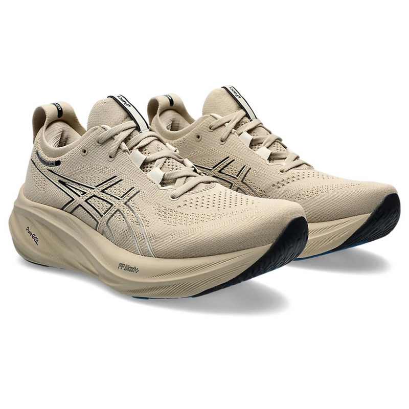 Asics Gel - Nimbus 26 - Cinza Bege e Preto