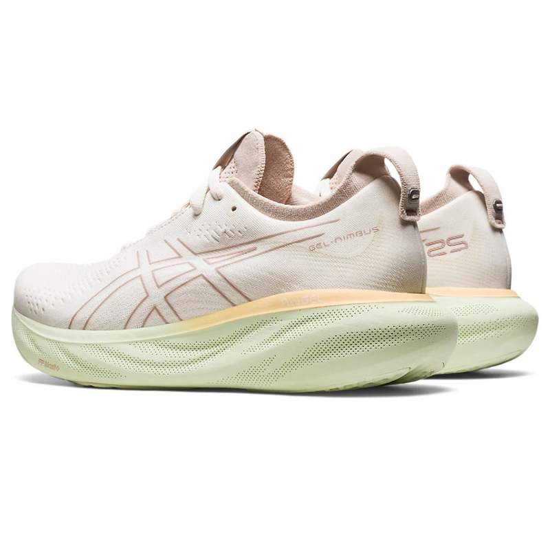 Asics Gel - Nimbus™ 25 Creme e Verde Claro