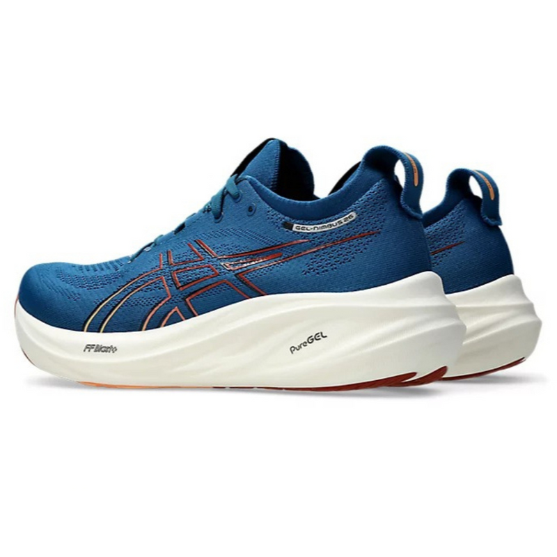 Asics Gel - Nimbus 26 - Azul com Branco e Vermelho