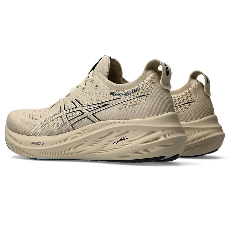 Asics Gel - Nimbus 26 - Cinza Bege e Preto