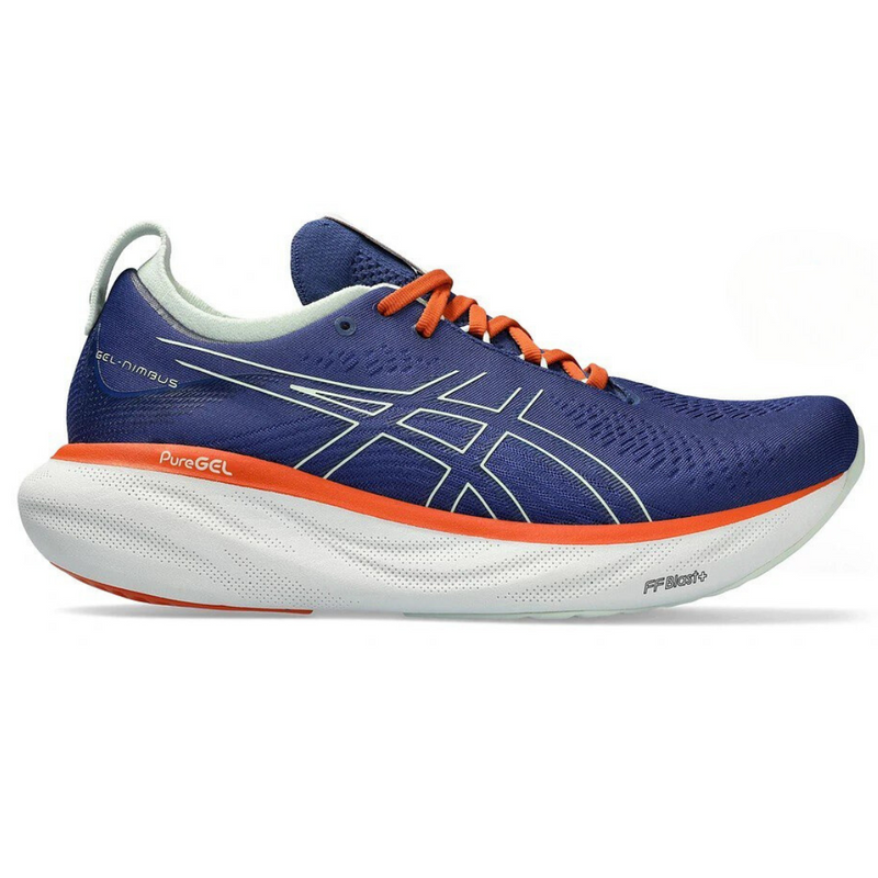 Asics Gel - Nimbus™ 25 Azul Marinho com Laranja