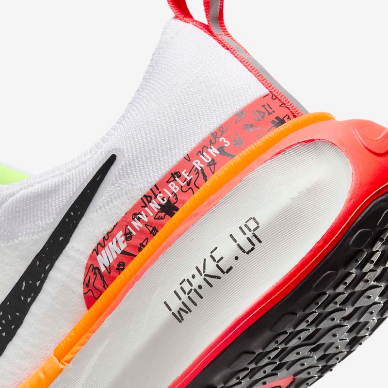 Nike Invincible Run 3 White Bright Crimson