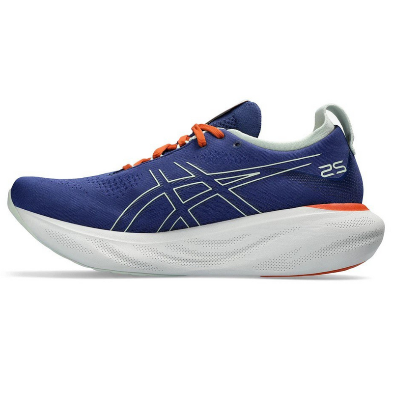 Asics Gel - Nimbus™ 25 Azul Marinho com Laranja