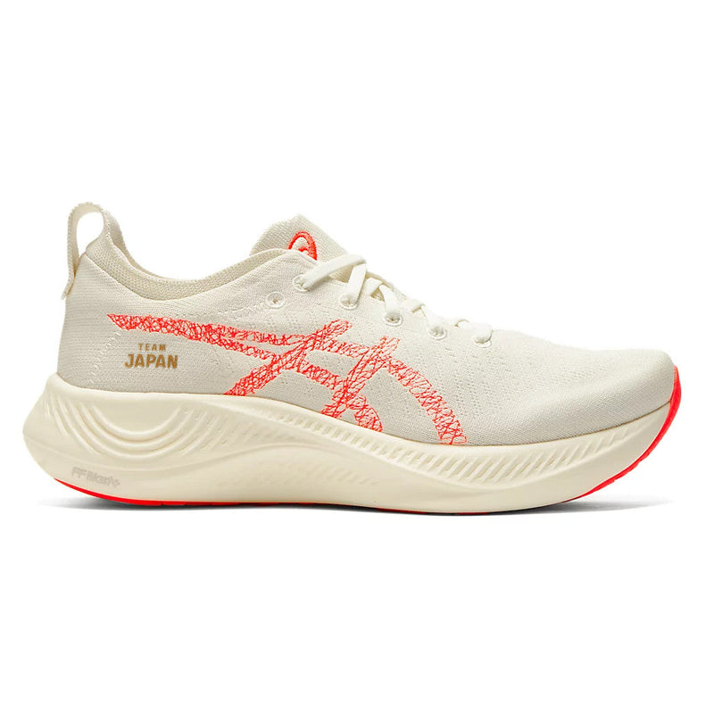 Asics Nimbus Mirai Paris White Sunrise Red