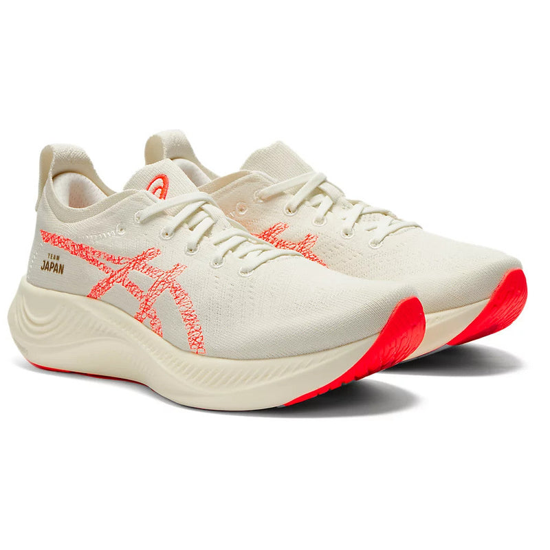 Asics Nimbus Mirai Paris White Sunrise Red