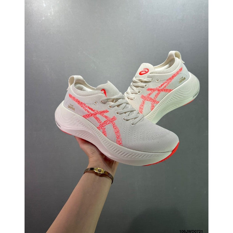 Asics Nimbus Mirai Paris White Sunrise Red