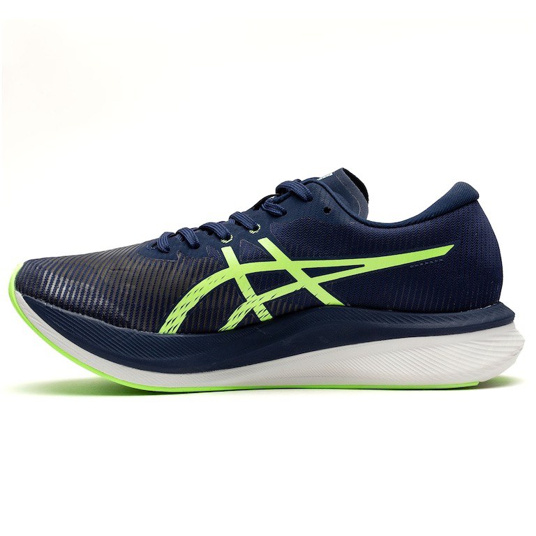 Asics Magic Speed 3 - Azul Marinho com Verde e Branco