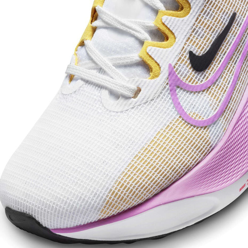 Nike Zoom Fly 5 Branco com Amarelo e Lilas