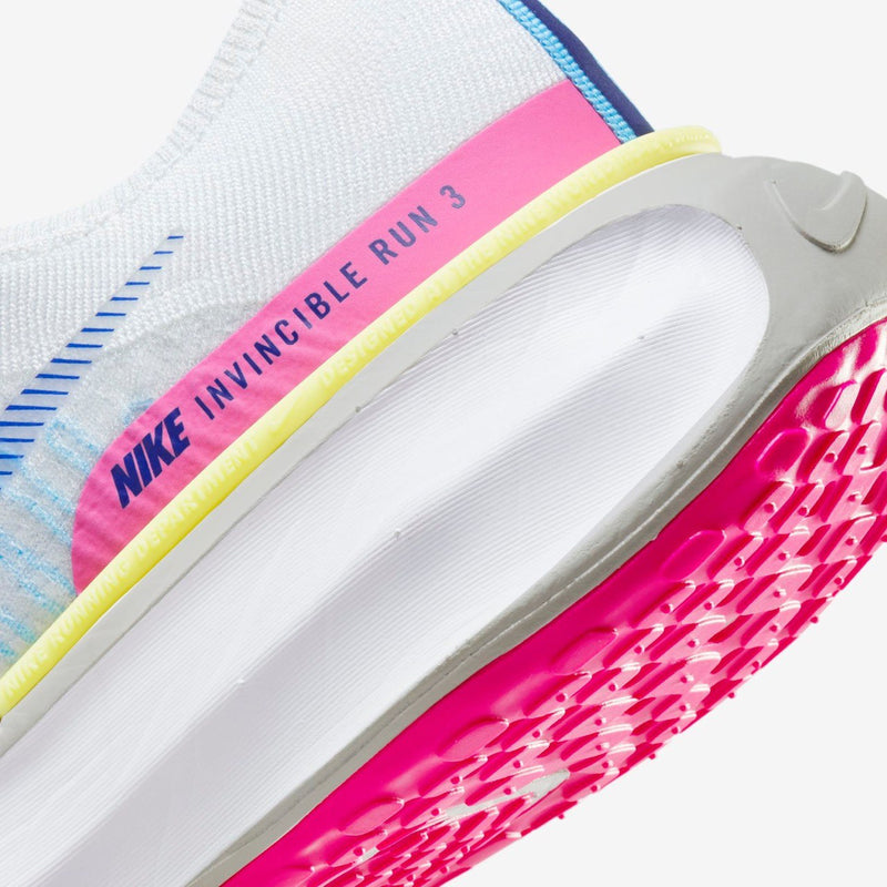 Nike Invincible Run 3 Branco Rosa