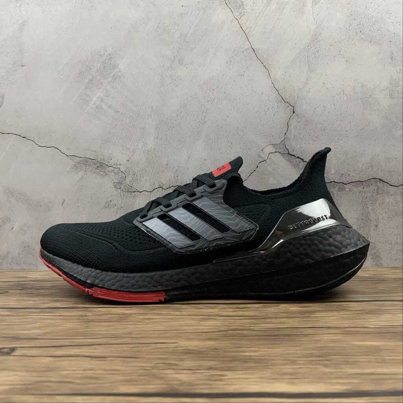 Ultraboost 21 Black Scarlet