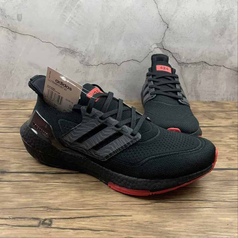 Ultraboost 21 Black Scarlet